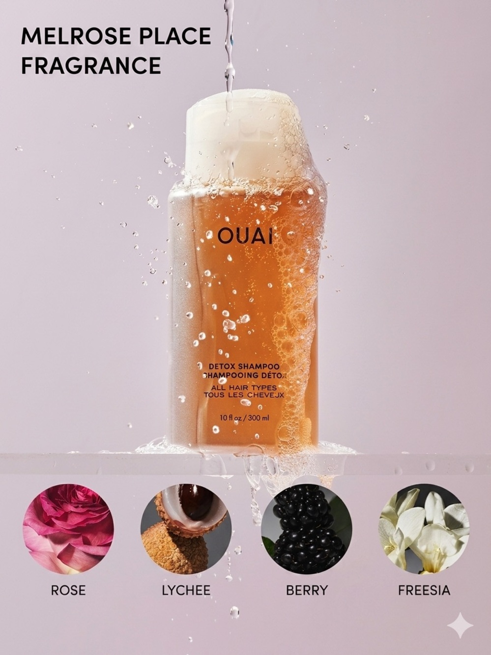 OUAI Healthy Hair Set Full Size Detox Shampoo & Scalp Serum Kit NIB - Picture 3 of 6